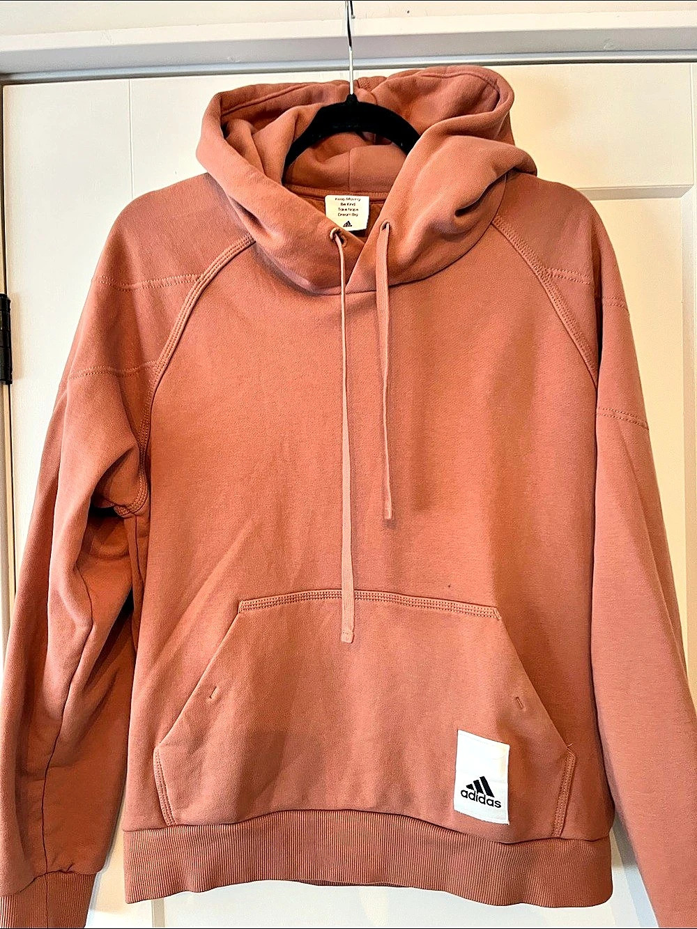 adidas Dream Big Hoodie Powder Pink Size Small Like New